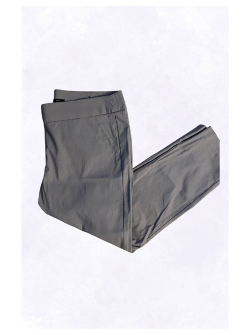 Worthington Pull-On Ankle Pant in Gray Size XL